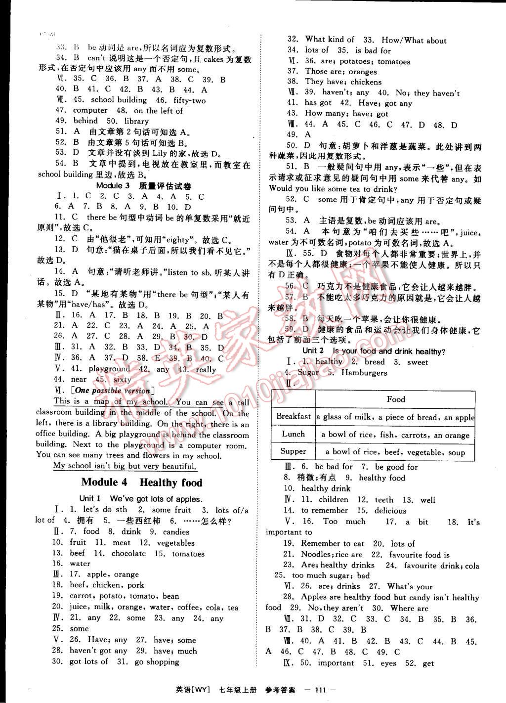 2014年全效學習七年級英語上冊外研版 第7頁