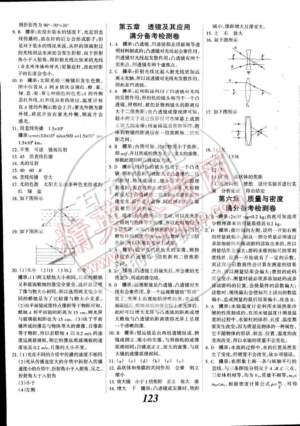 2014年全優(yōu)課堂考點(diǎn)集訓(xùn)與滿分備考八年級(jí)物理上冊 第15頁