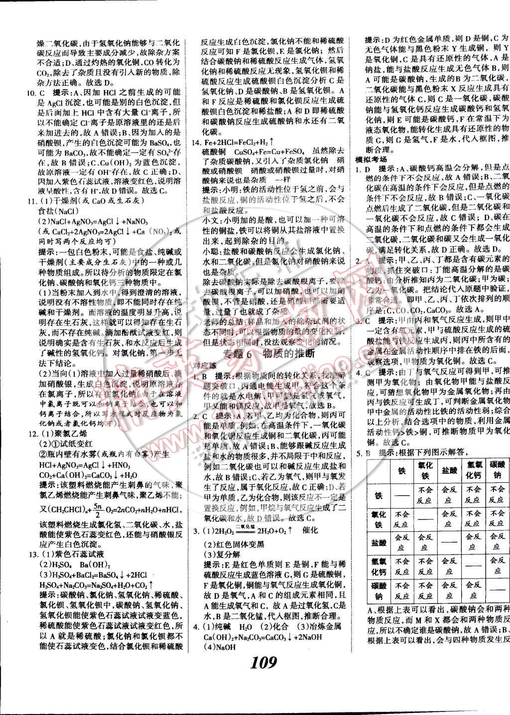 2014年全優(yōu)課堂考點(diǎn)集訓(xùn)與滿分備考九年級(jí)化學(xué)全一冊(cè)下 第33頁(yè)