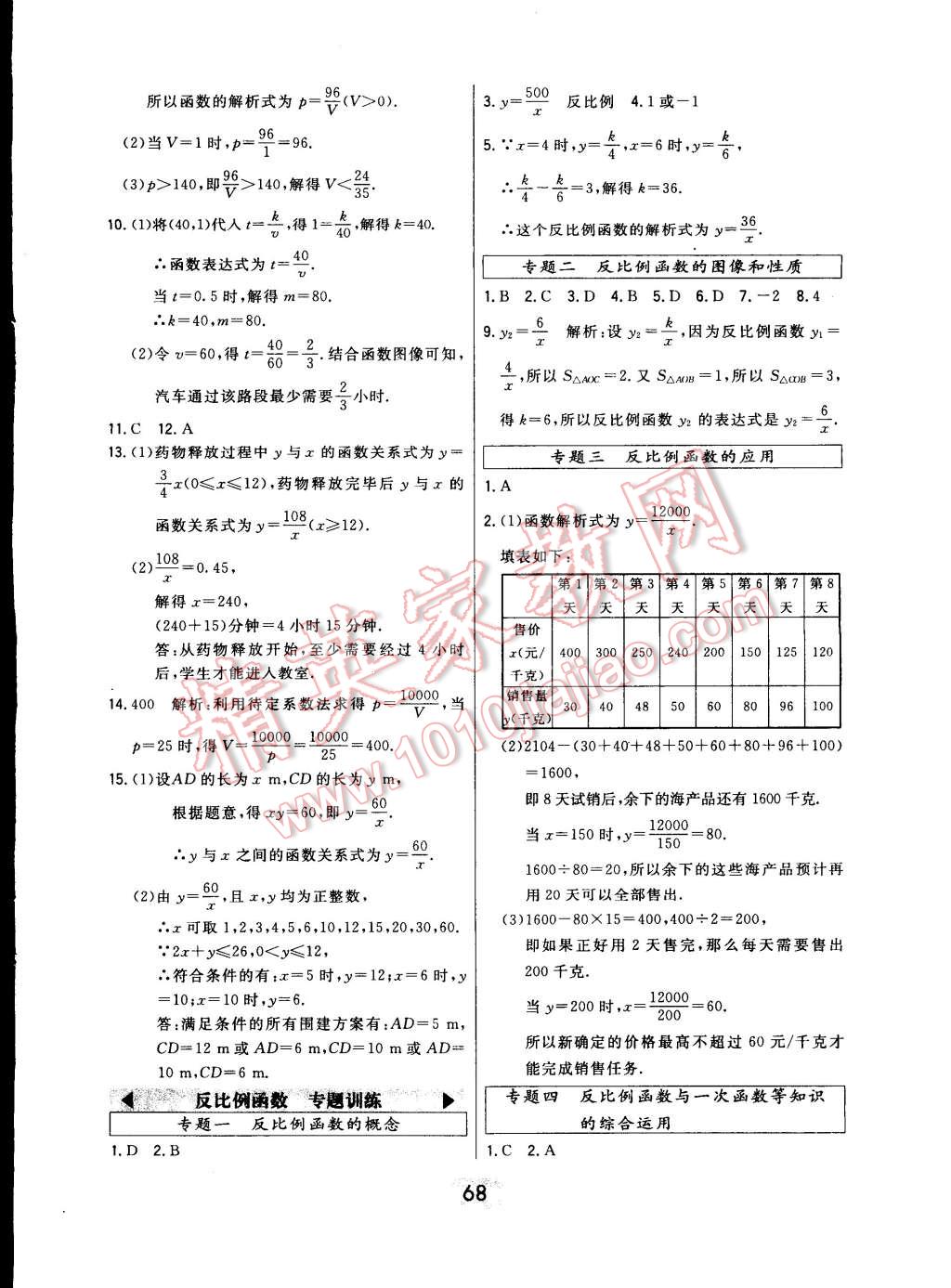 2014年北大綠卡九年級數(shù)學(xué)上冊冀教版 第36頁