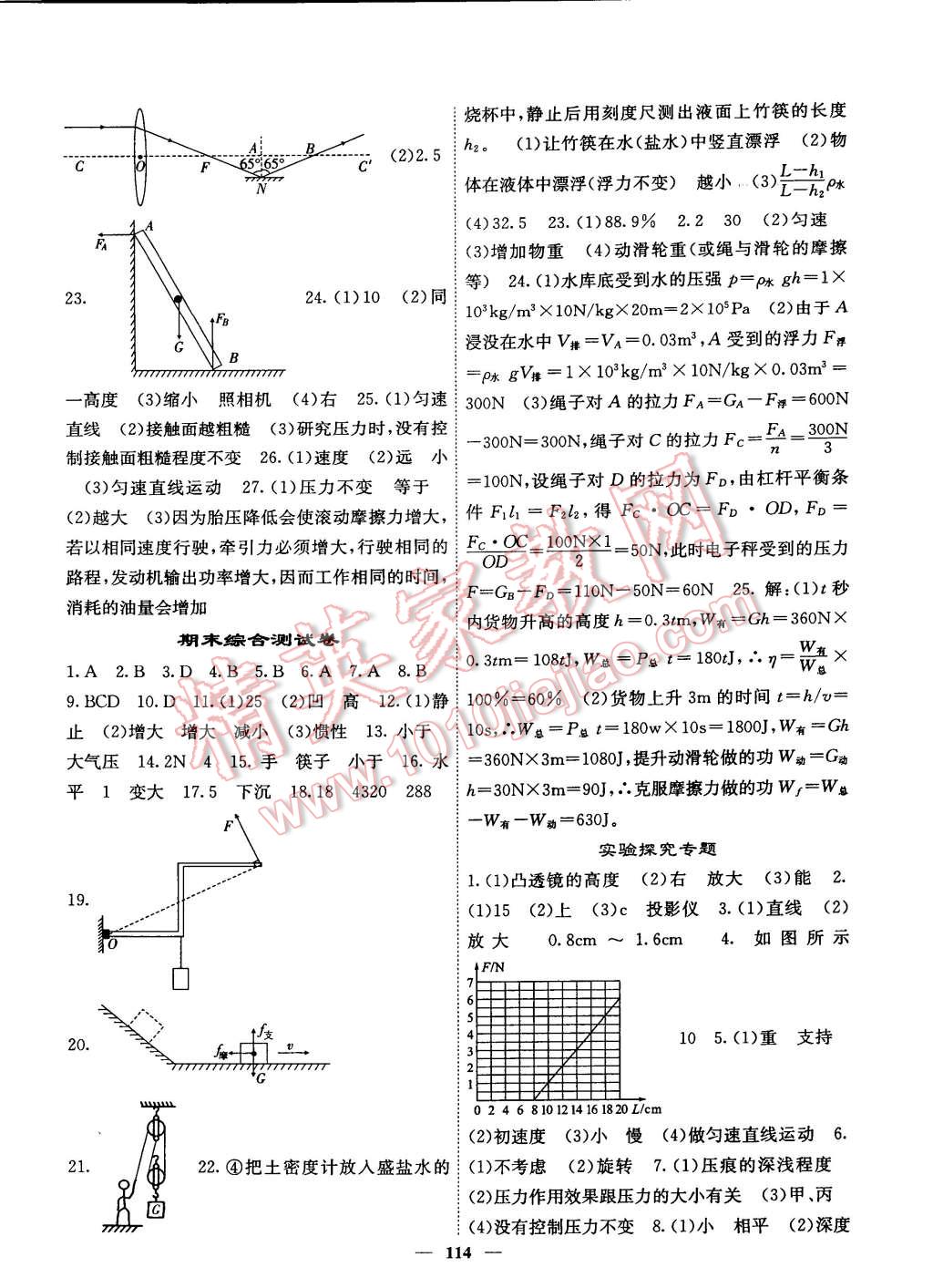 2015年名校課堂內(nèi)外八年級物理下冊北師大版 第15頁