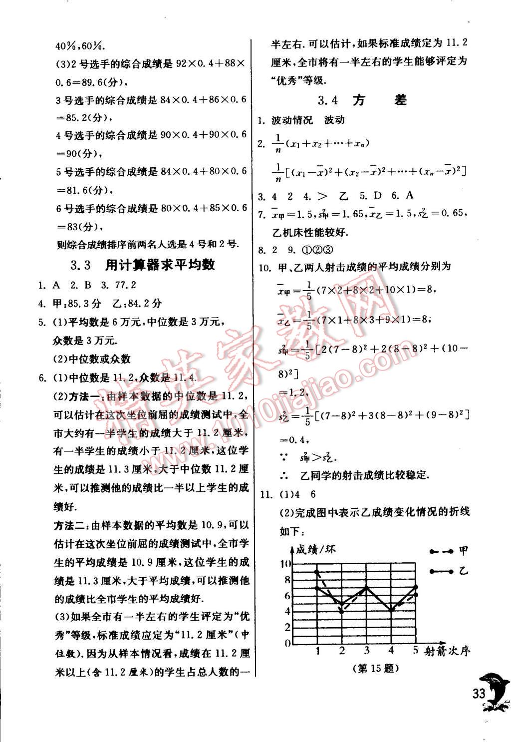 2014年實(shí)驗(yàn)班提優(yōu)訓(xùn)練九年級數(shù)學(xué)上冊蘇科版 第33頁