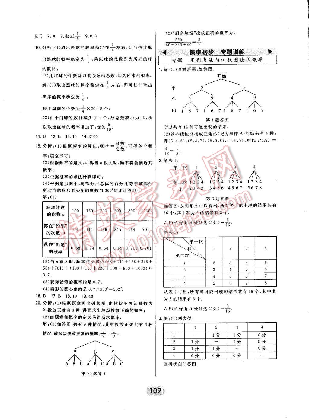 2014年北大绿卡九年级数学上册人教版 第46页