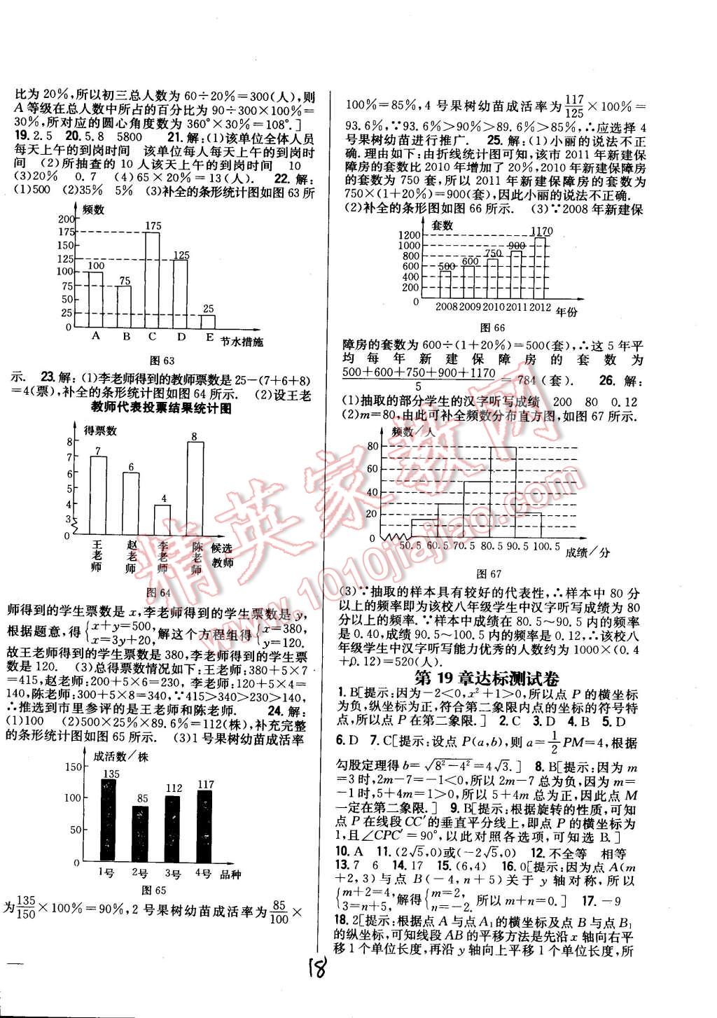 2015年全科王同步課時(shí)練習(xí)八年級(jí)數(shù)學(xué)下冊(cè)冀教版 第18頁