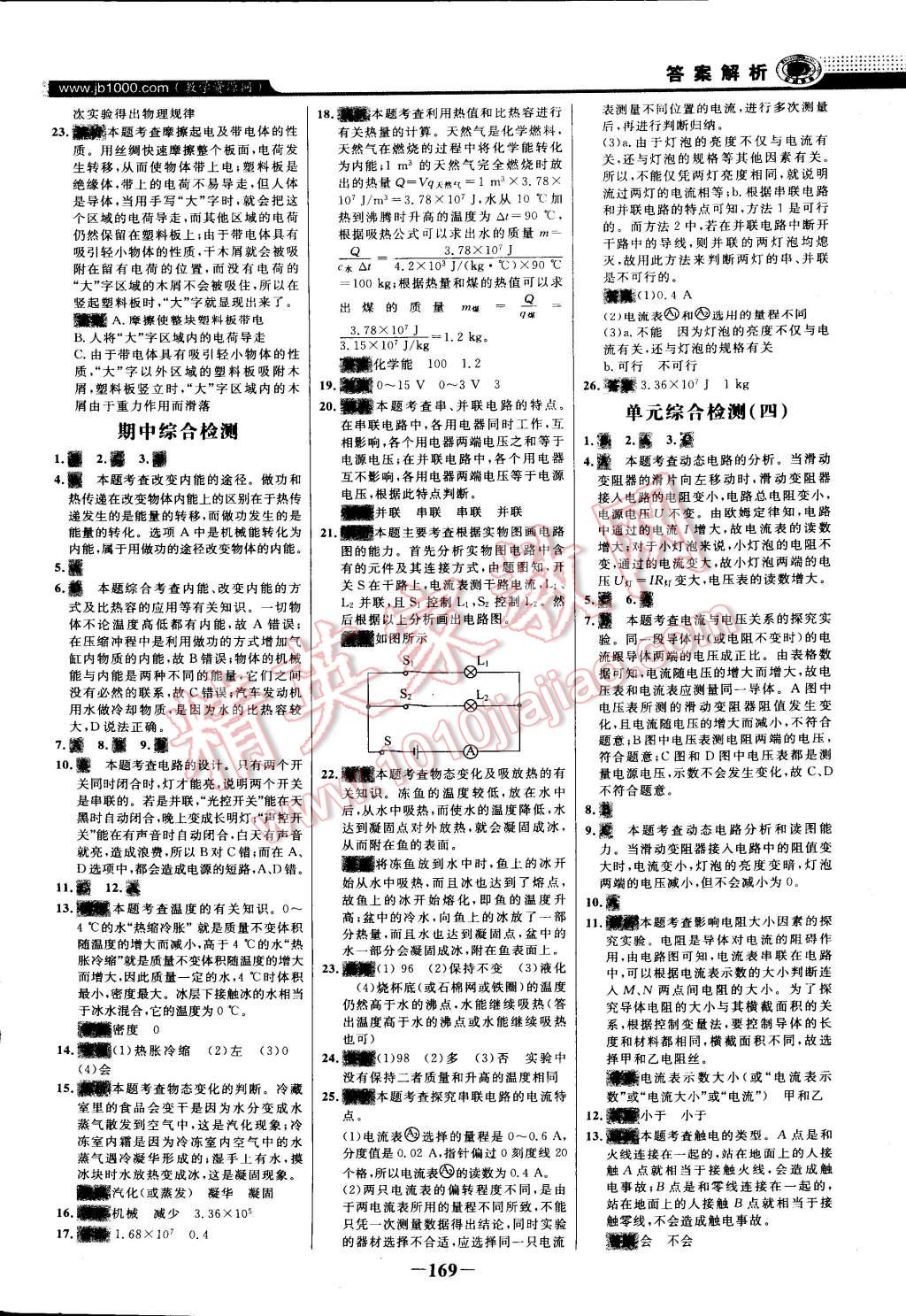 2014年世纪金榜百练百胜九年级物理全一册沪科版 第20页