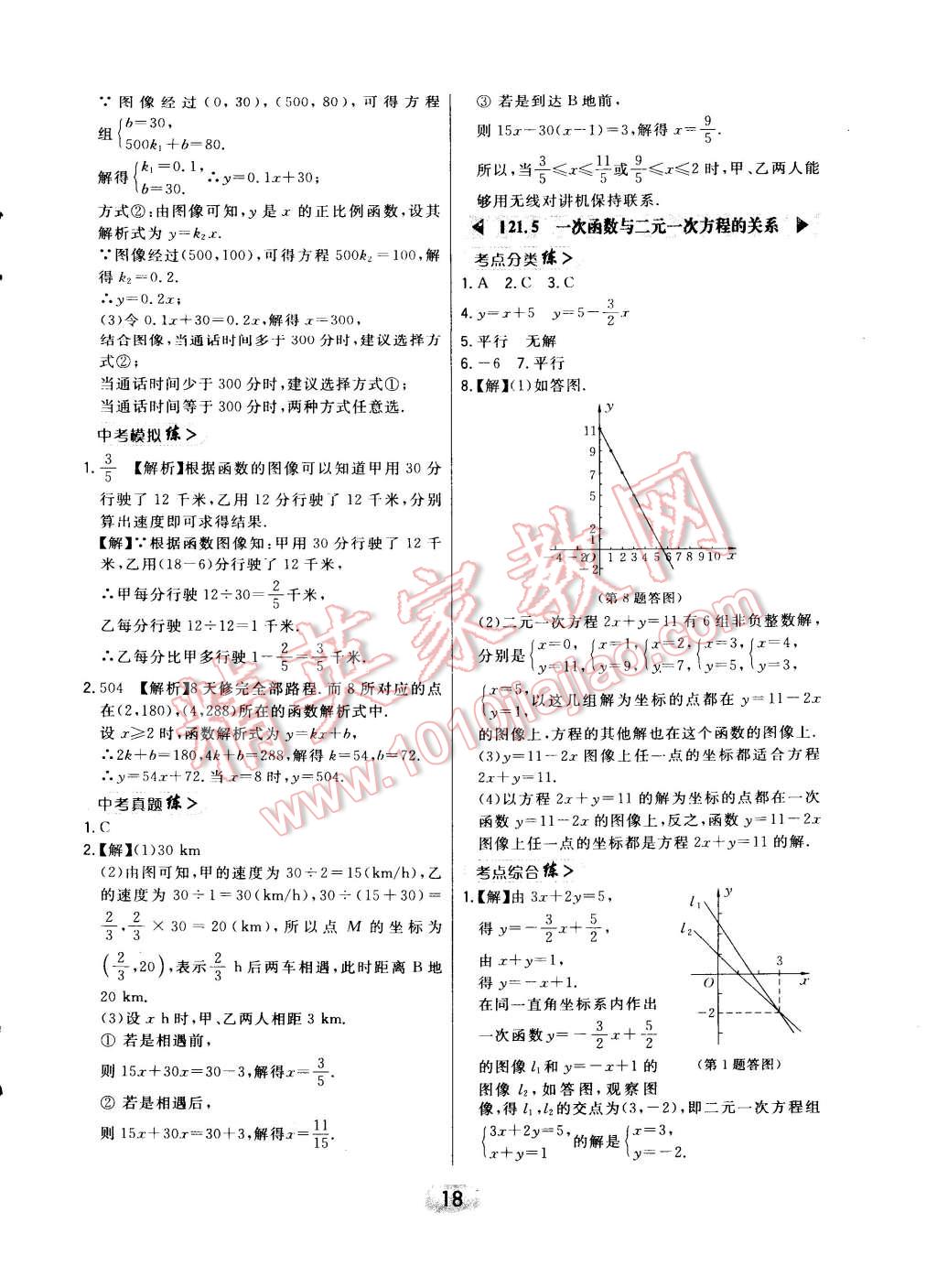 2015年北大綠卡八年級(jí)數(shù)學(xué)下冊(cè)冀教版 第25頁(yè)