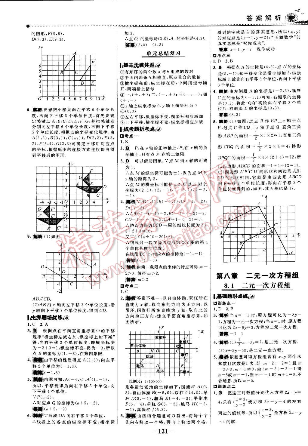 2015年世纪金榜百练百胜七年级数学下册 第18页