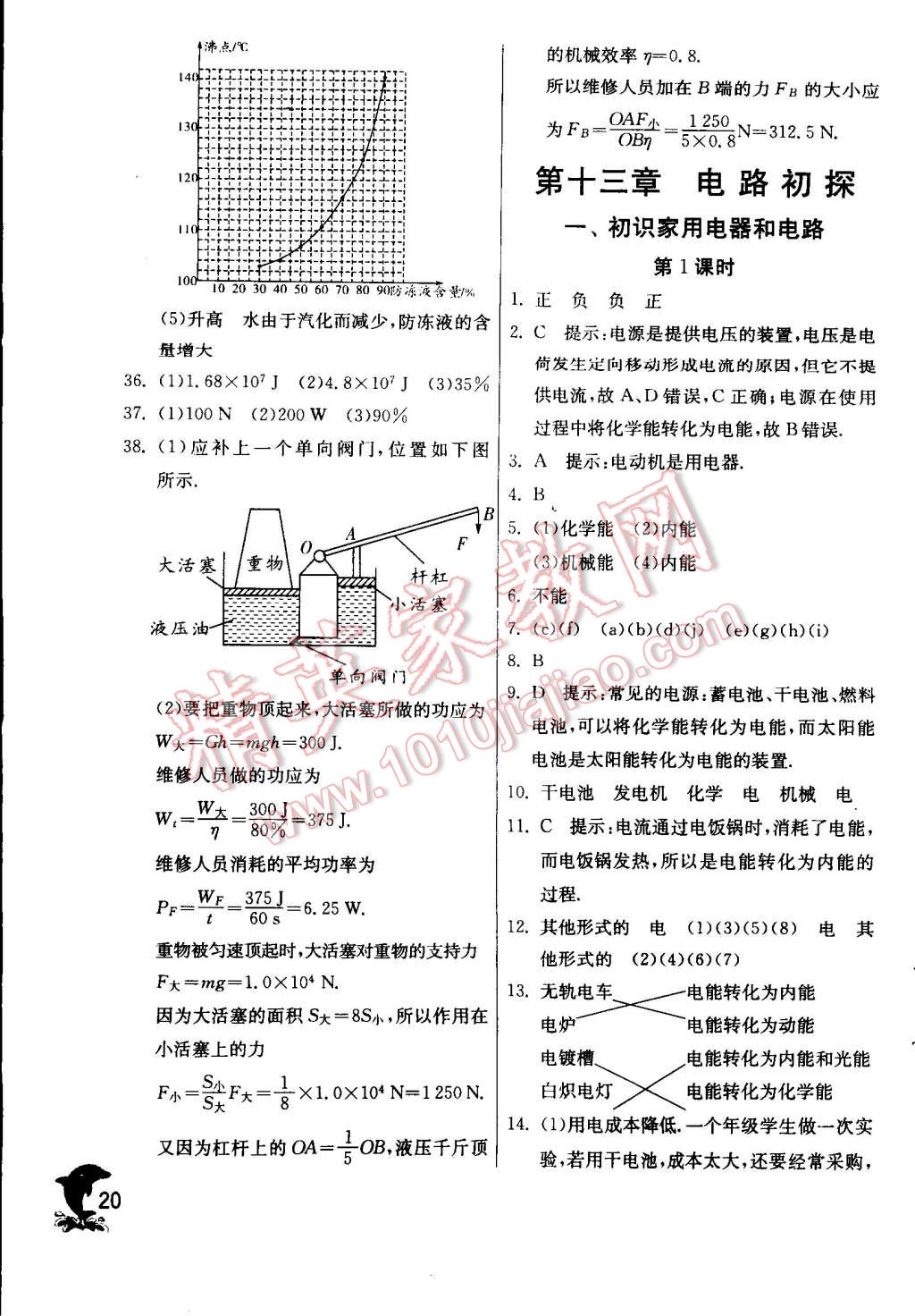 2014年實驗班提優(yōu)訓練九年級物理上冊蘇科版 第20頁