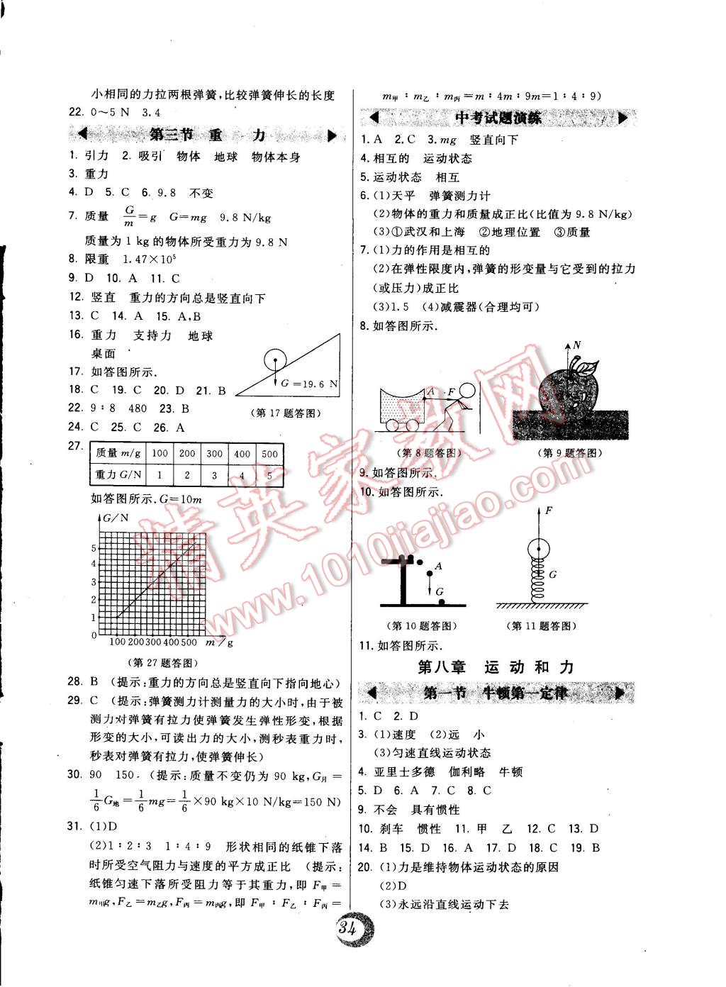 2015年北大綠卡課時同步講練八年級物理下冊人教版 第2頁