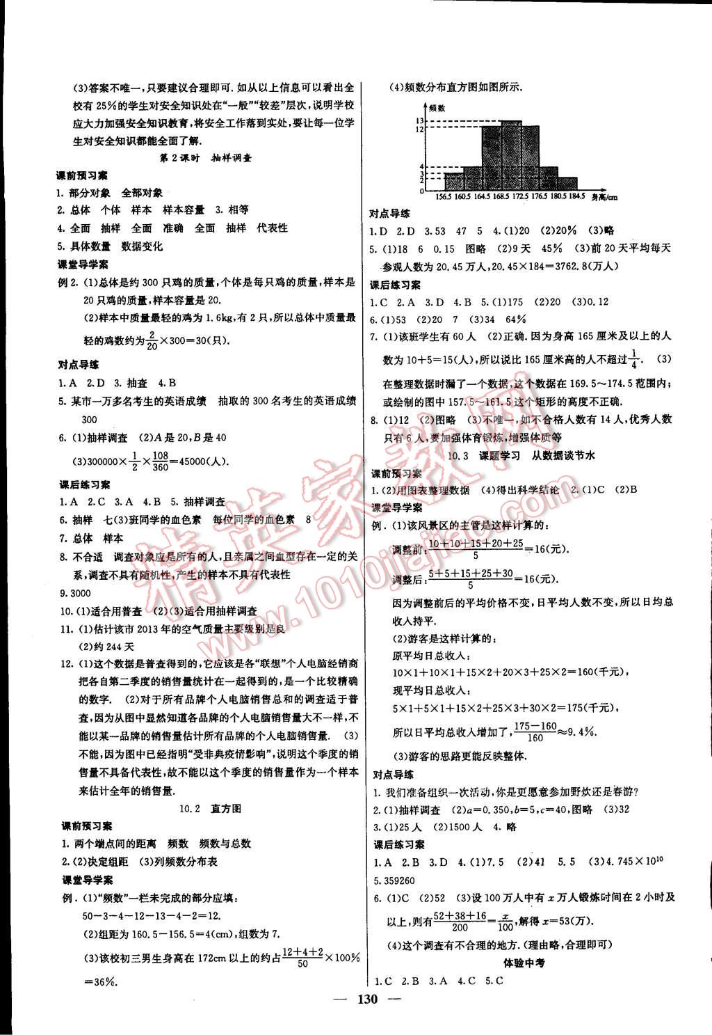 2015年名校課堂內(nèi)外七年級(jí)數(shù)學(xué)下冊(cè)人教版 第15頁(yè)