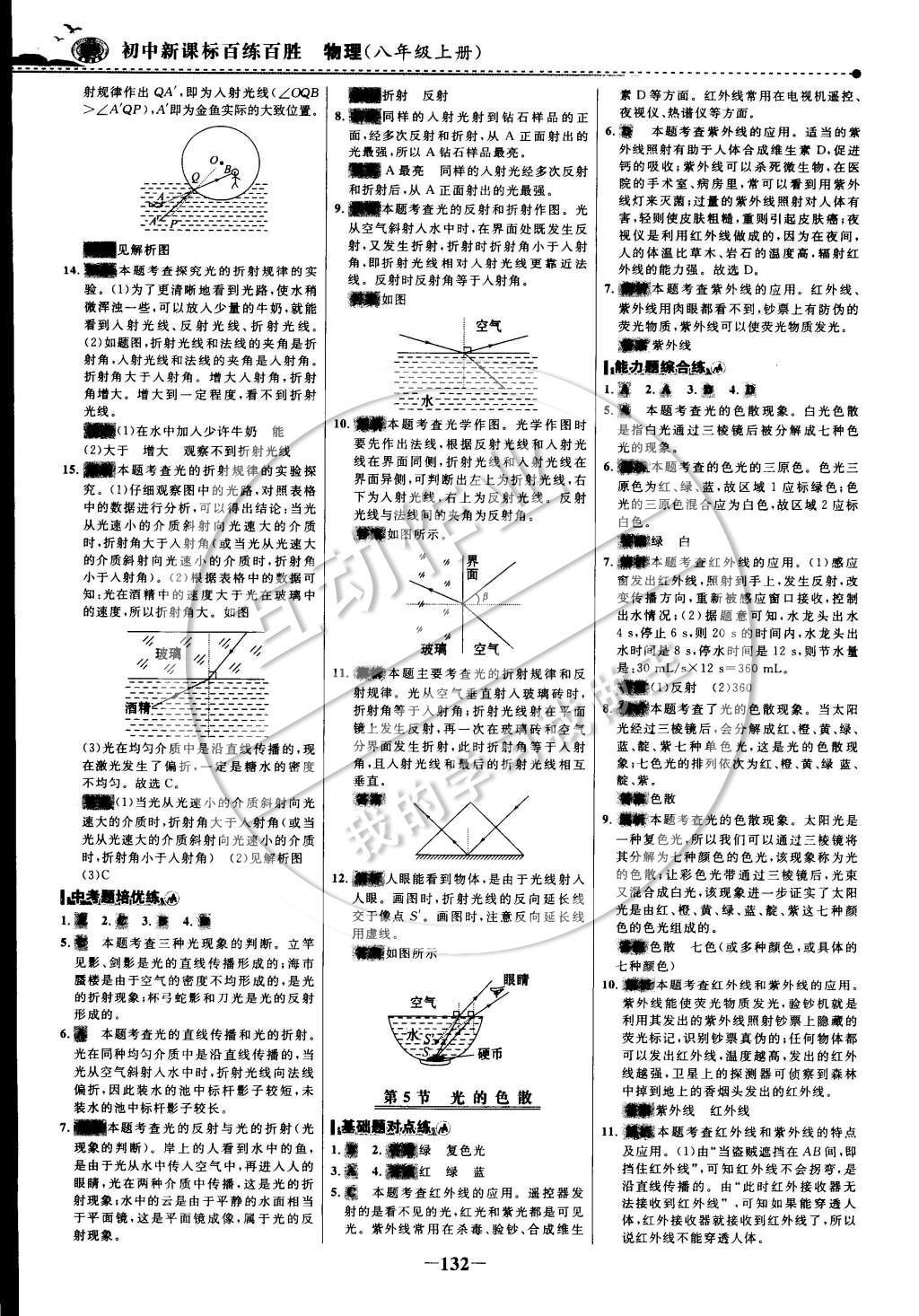 2014年世紀金榜百練百勝八年級物理上冊 課時訓練區(qū)第21頁