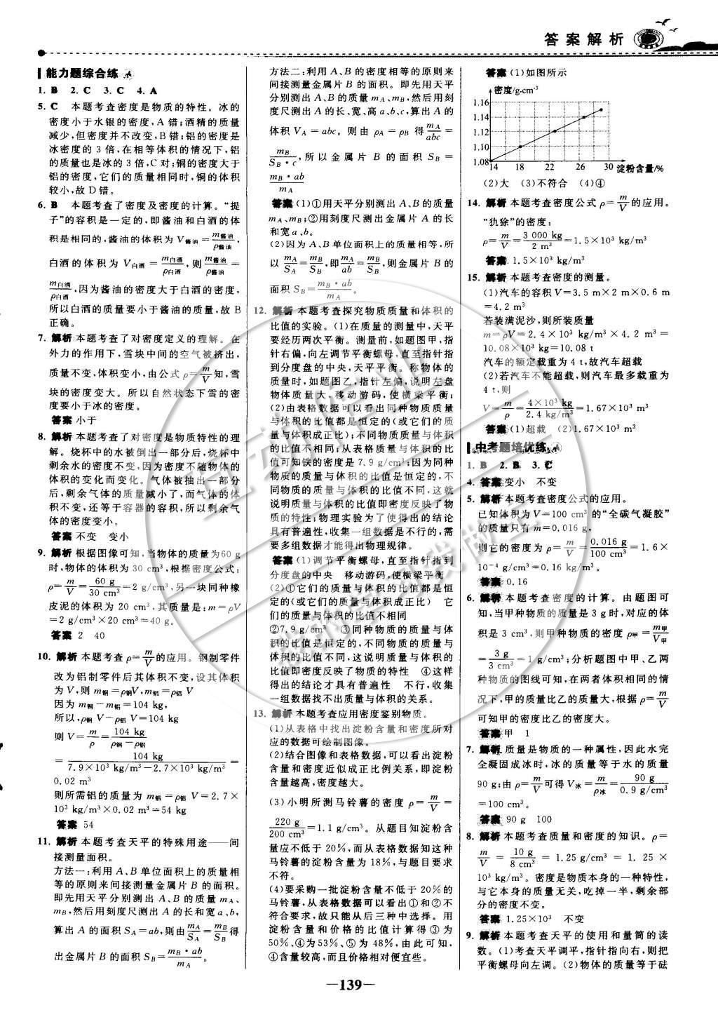 2014年世紀金榜百練百勝八年級物理上冊 課時訓練區(qū)第28頁