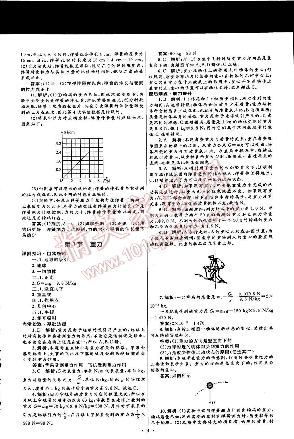 2015年初中同步測(cè)控全優(yōu)設(shè)計(jì)八年級(jí)物理下冊(cè)人教版 第17頁(yè)