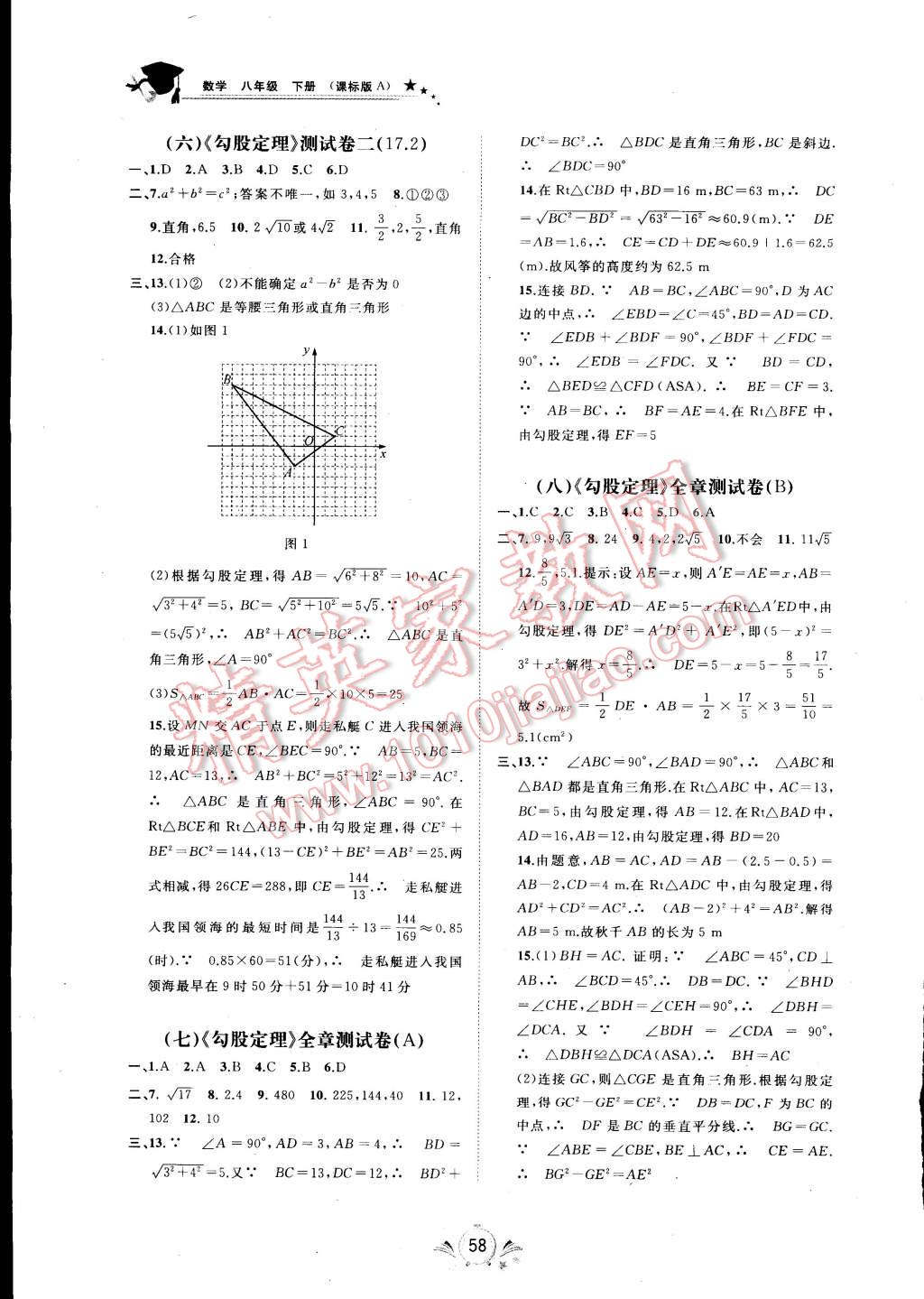 2015年新课程学习与测评单元双测八年级数学下册 第2页