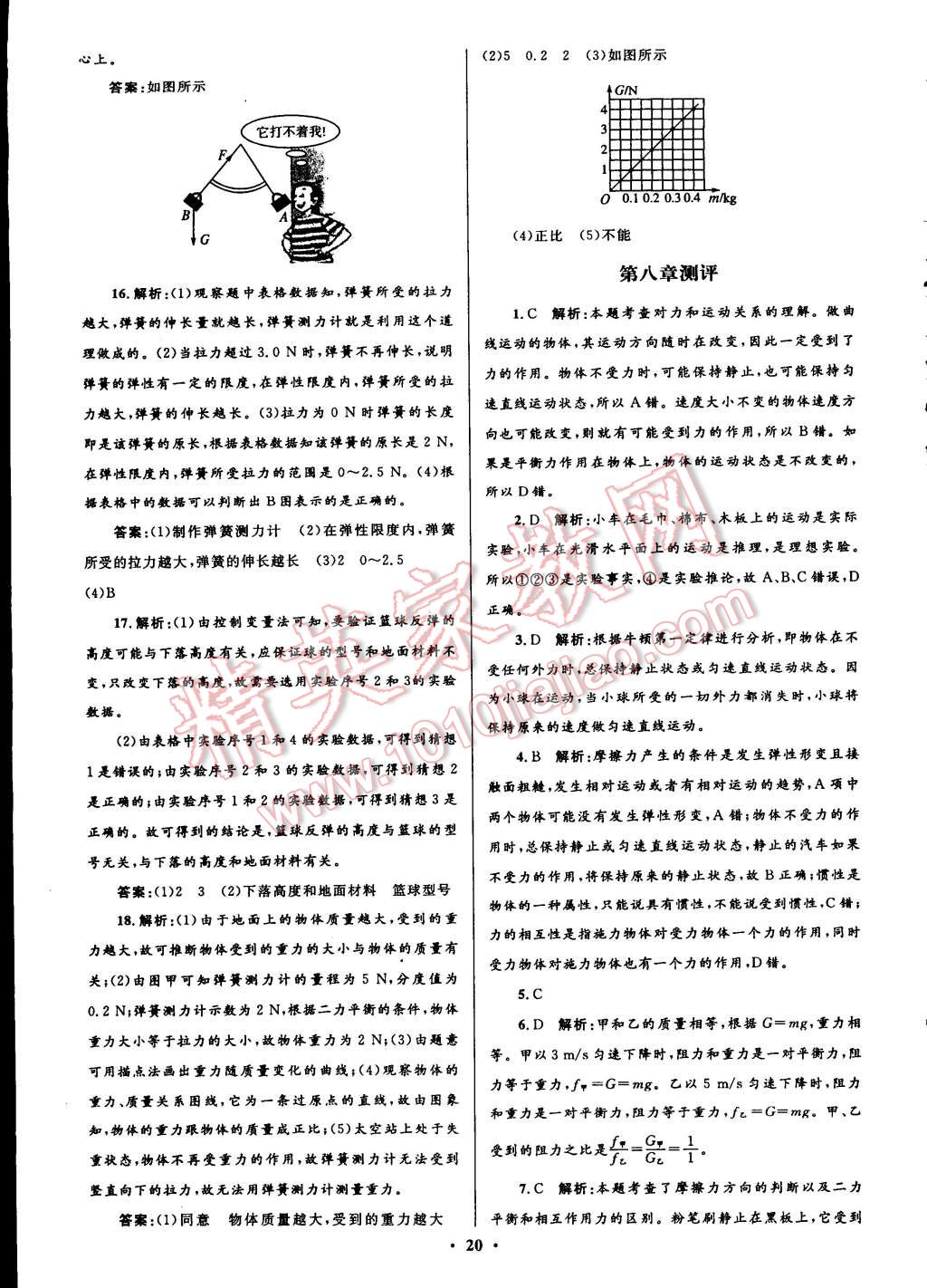 2015年初中同步測控全優(yōu)設(shè)計(jì)八年級(jí)物理下冊人教版 第2頁