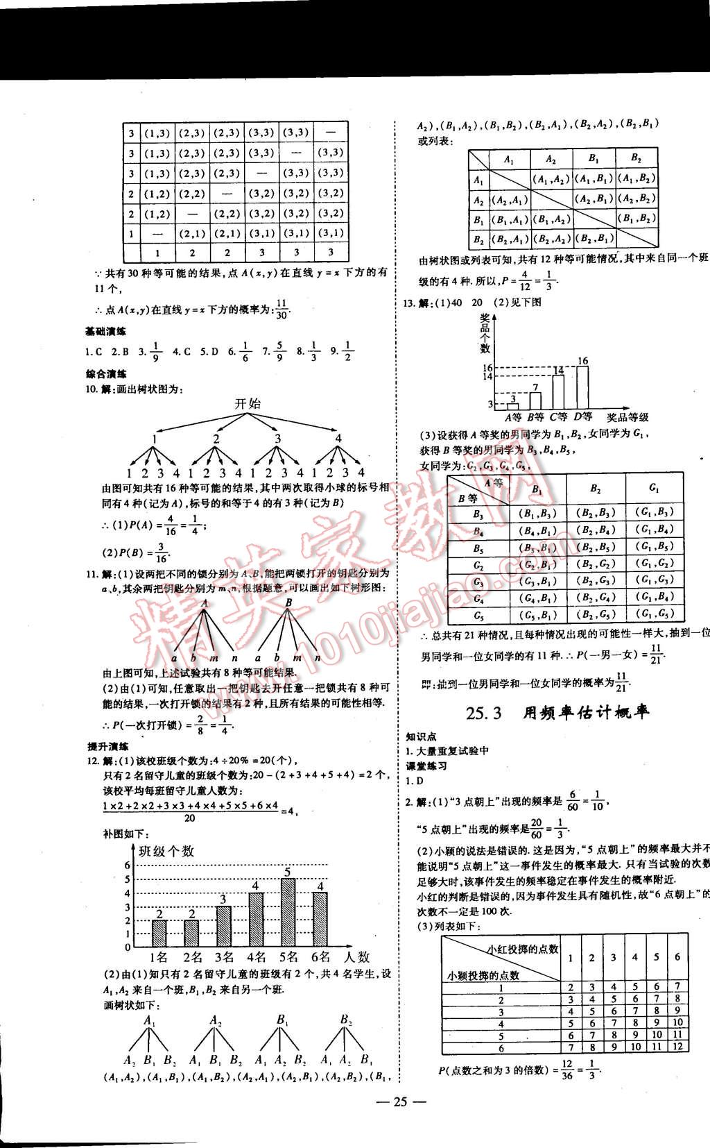 2014年节节高解析测评九年级数学上册人教版 第57页