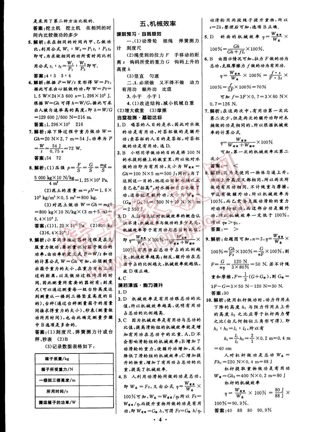 2014年初中同步測控全優(yōu)設(shè)計(jì)九年級物理上冊蘇科版 第4頁