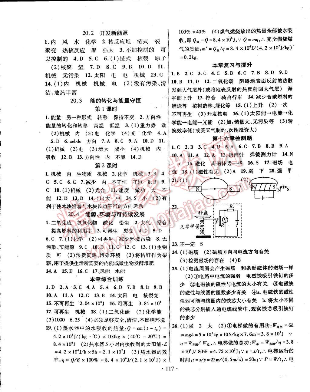 2015年暢優(yōu)新課堂九年級物理下冊滬粵版 第5頁