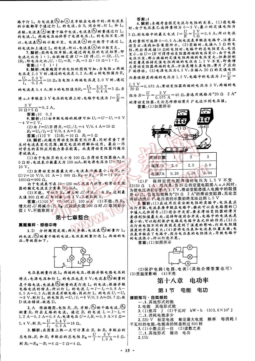 2014年初中同步測(cè)控全優(yōu)設(shè)計(jì)九年級(jí)物理全一冊(cè)人教版 第27頁(yè)