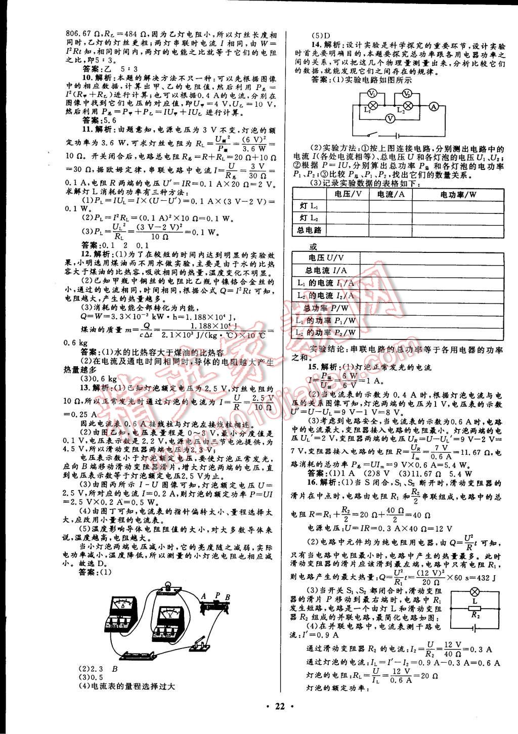 2014年初中同步測控全優(yōu)設計九年級物理上冊教科版 第6頁