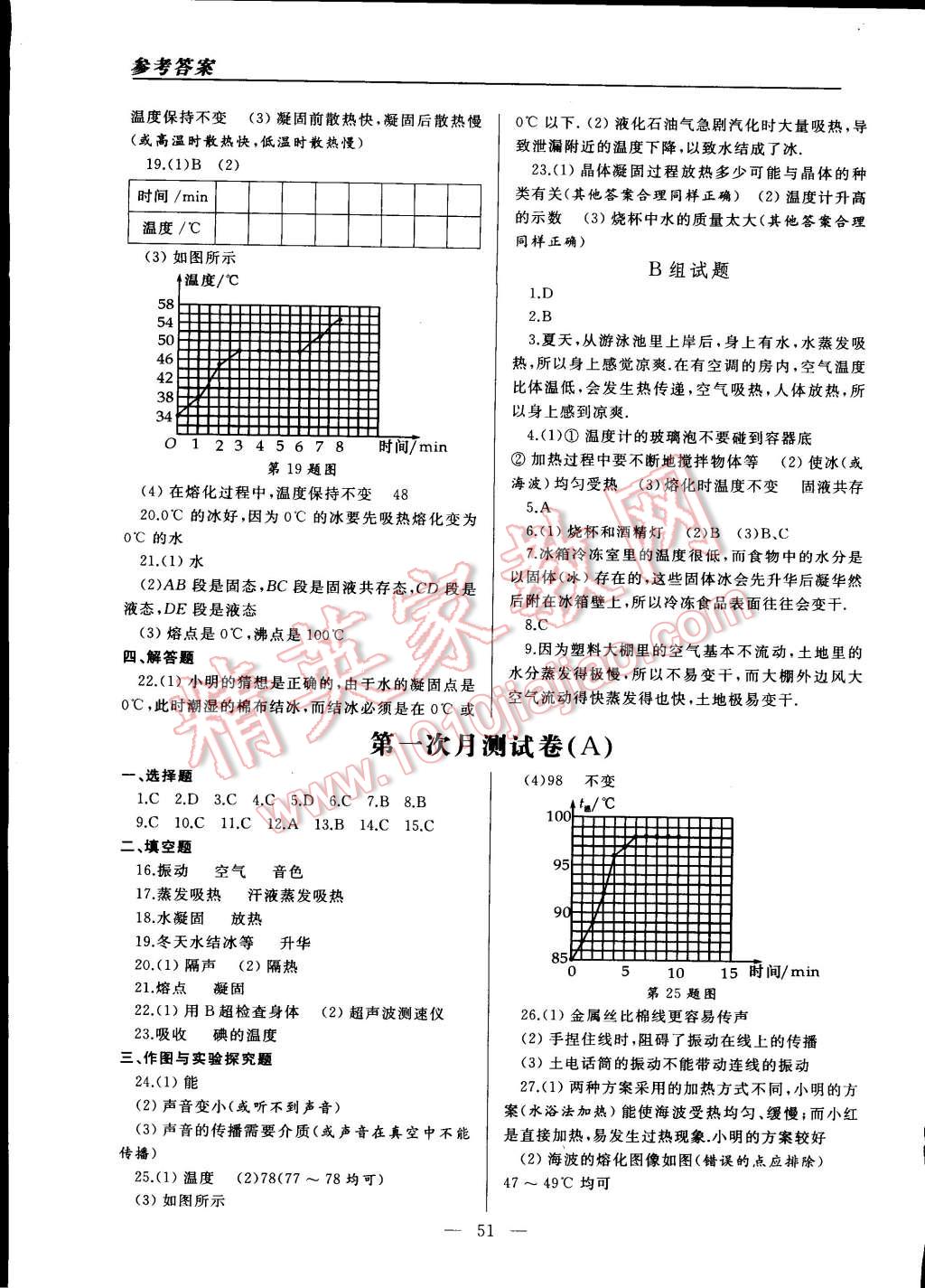 2014年同步輔導與能力訓練階段綜合測試卷集八年級物理上冊蘇科版 第3頁