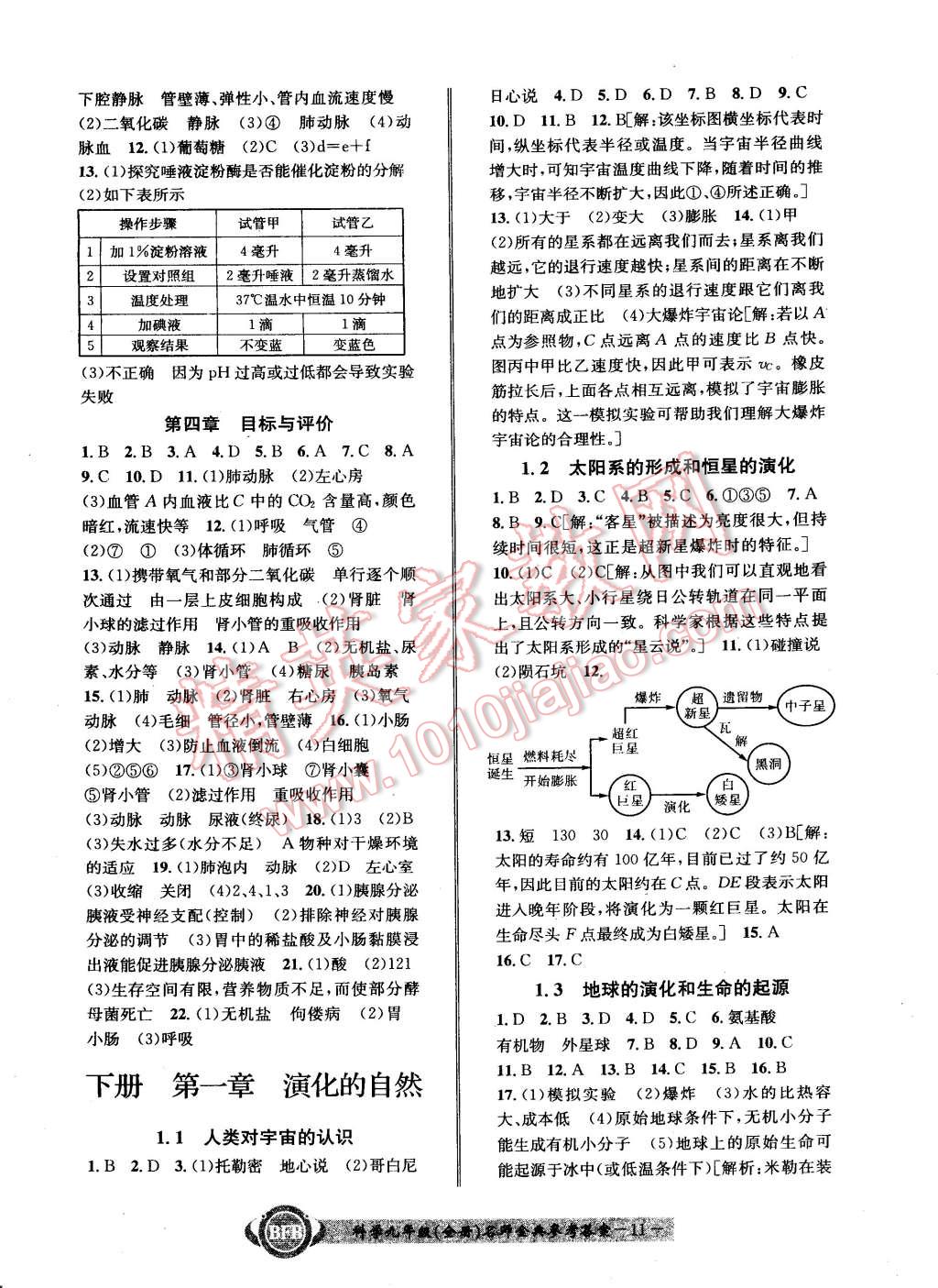 2014年名師金典BFB初中課時(shí)優(yōu)化九年級(jí)科學(xué)全一冊 第11頁