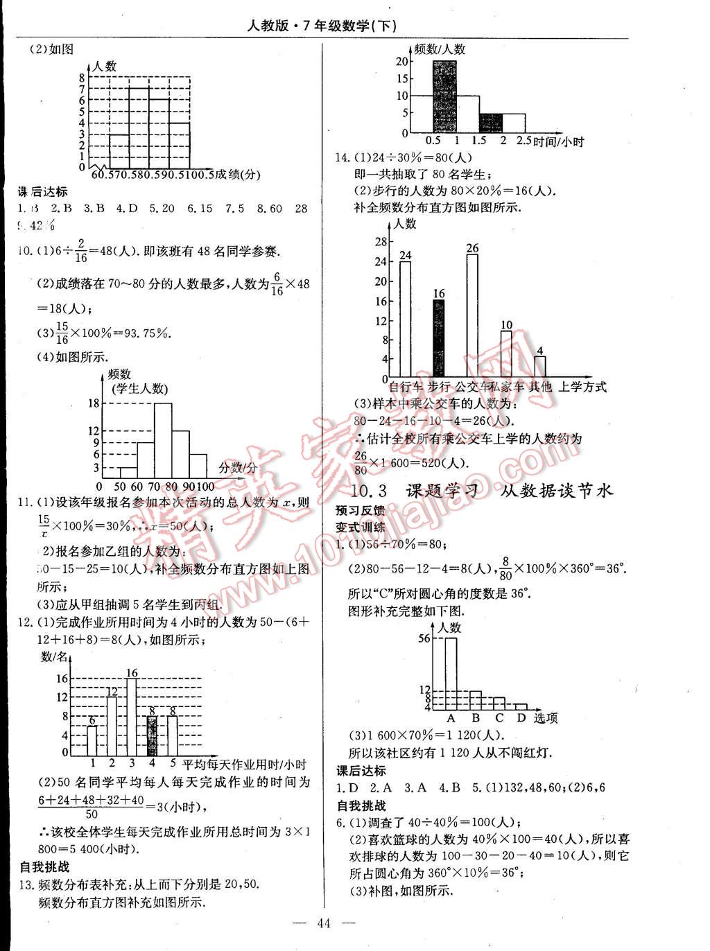 2015年教材精析精練高效通七年級數(shù)學(xué)下冊人教版 第20頁