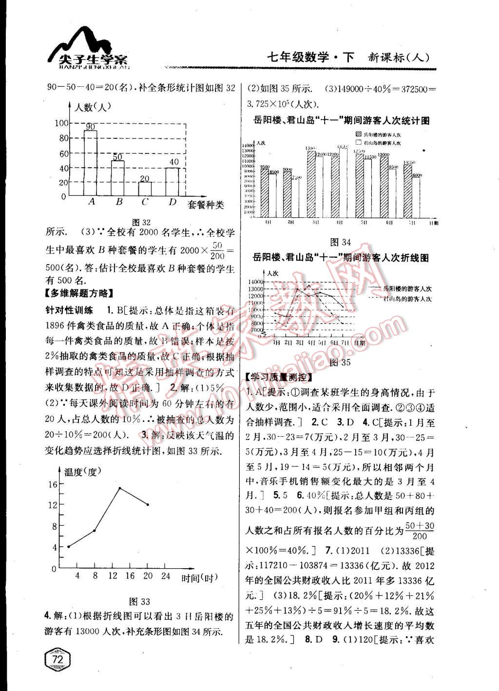 2015年尖子生學(xué)案七年級(jí)數(shù)學(xué)下冊(cè)人教版 第24頁(yè)