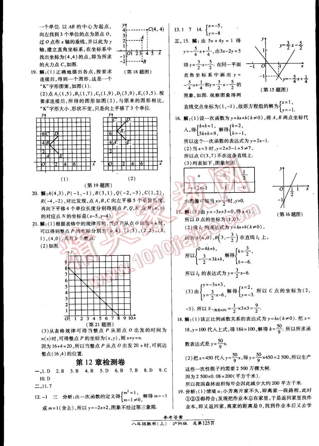 2014年高效課時通10分鐘掌控課堂八年級數(shù)學上冊滬科版 第23頁