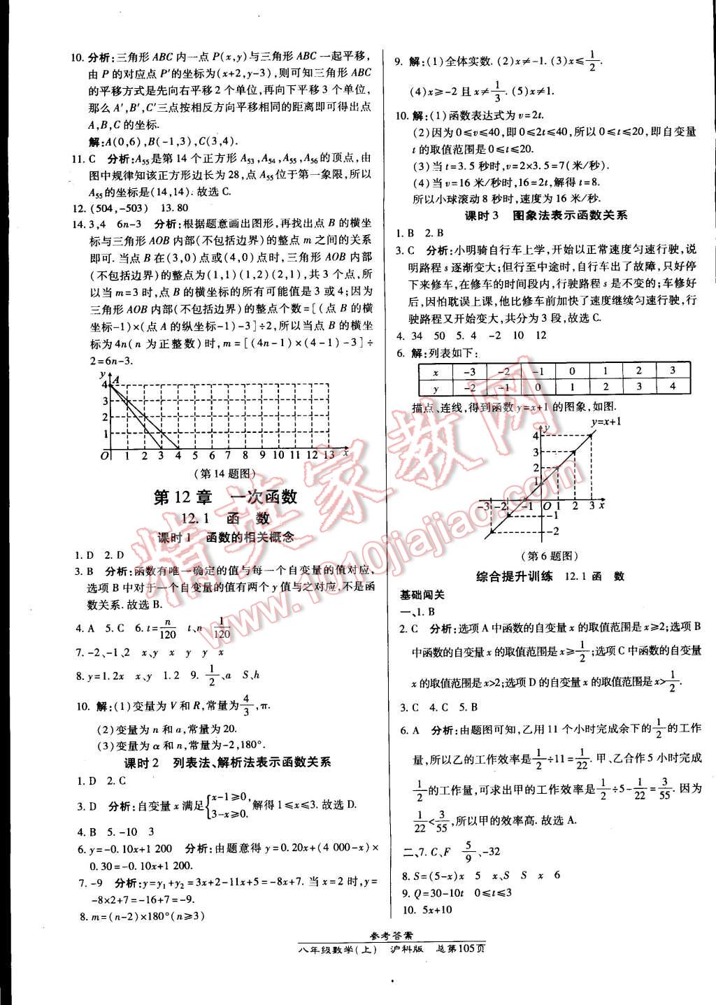 2014年高效課時(shí)通10分鐘掌控課堂八年級(jí)數(shù)學(xué)上冊(cè)滬科版 第3頁