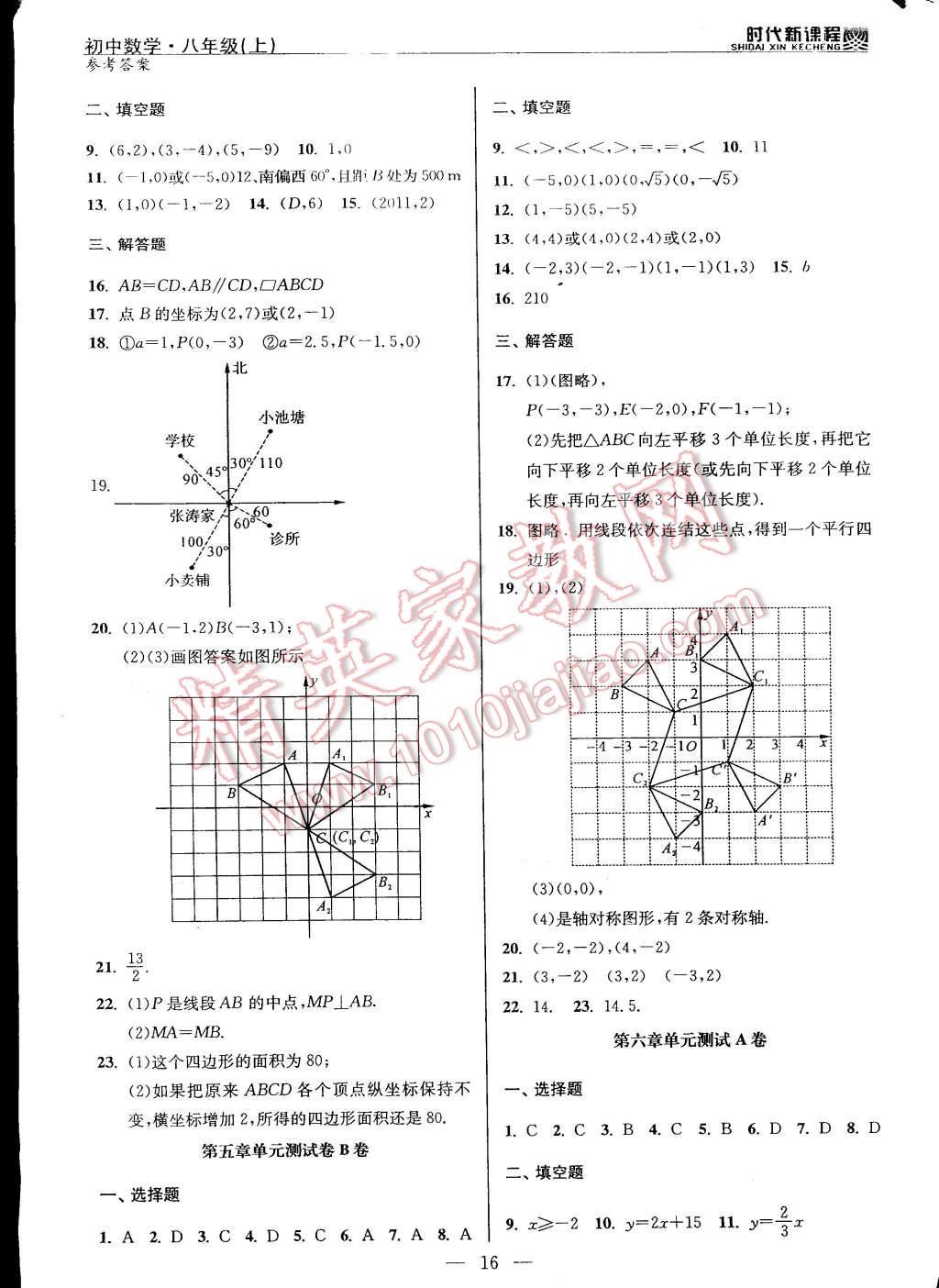 2014年时代新课程初中数学八年级上册 第16页