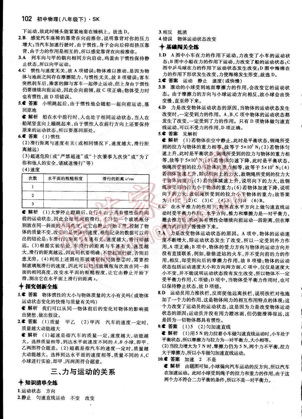 2015年5年中考3年模擬初中物理八年級(jí)下冊(cè)蘇科版 第24頁(yè)