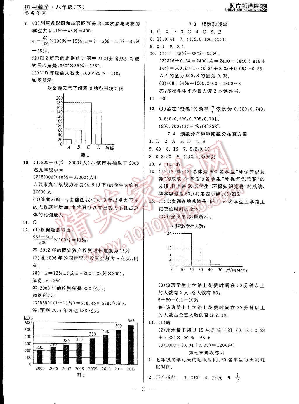 2015年时代新课程初中数学八年级下册 第10页