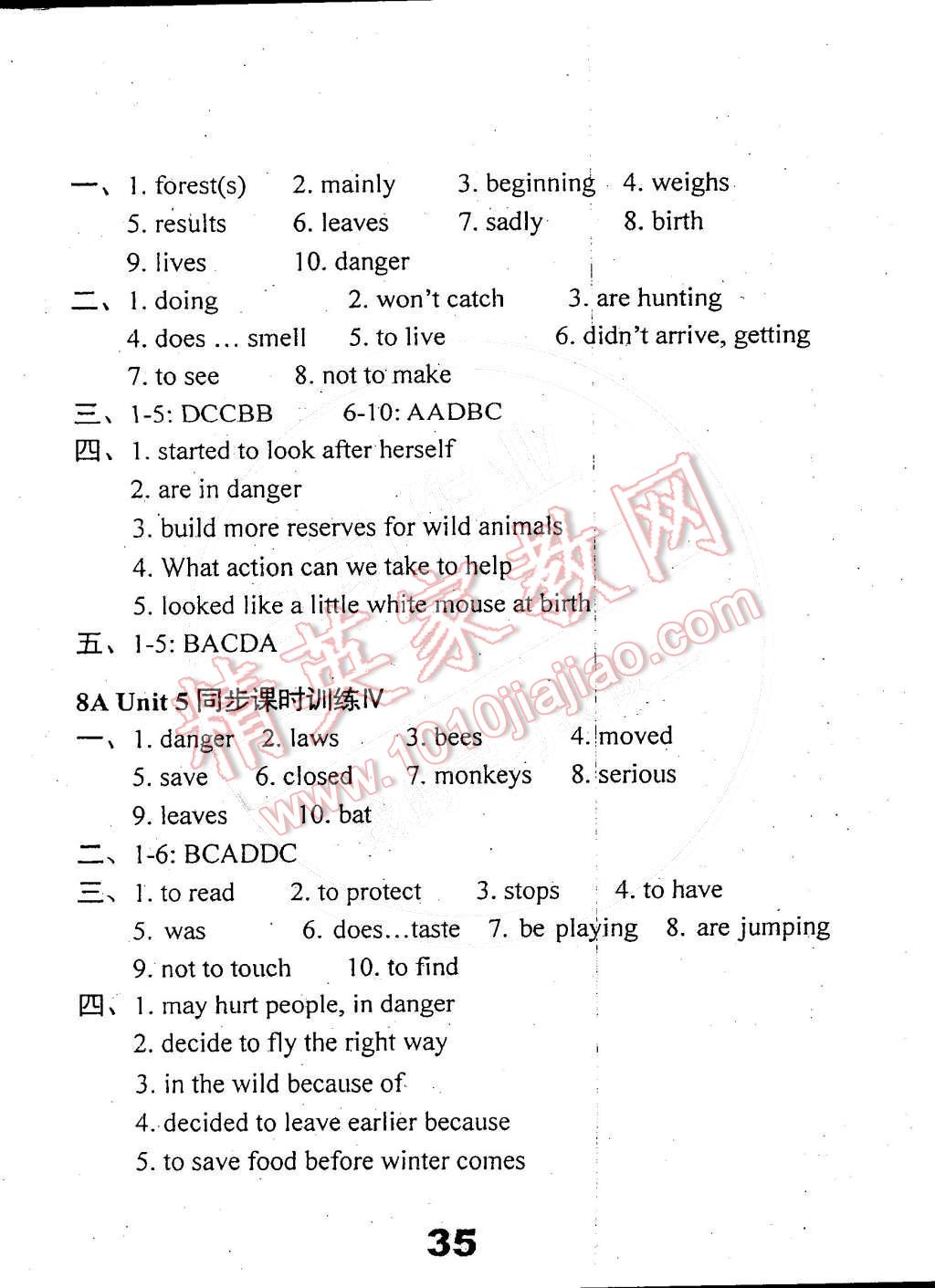 2014年時(shí)代新課程初中英語八年級(jí)上冊(cè) Unit 5 Wild animals第120頁