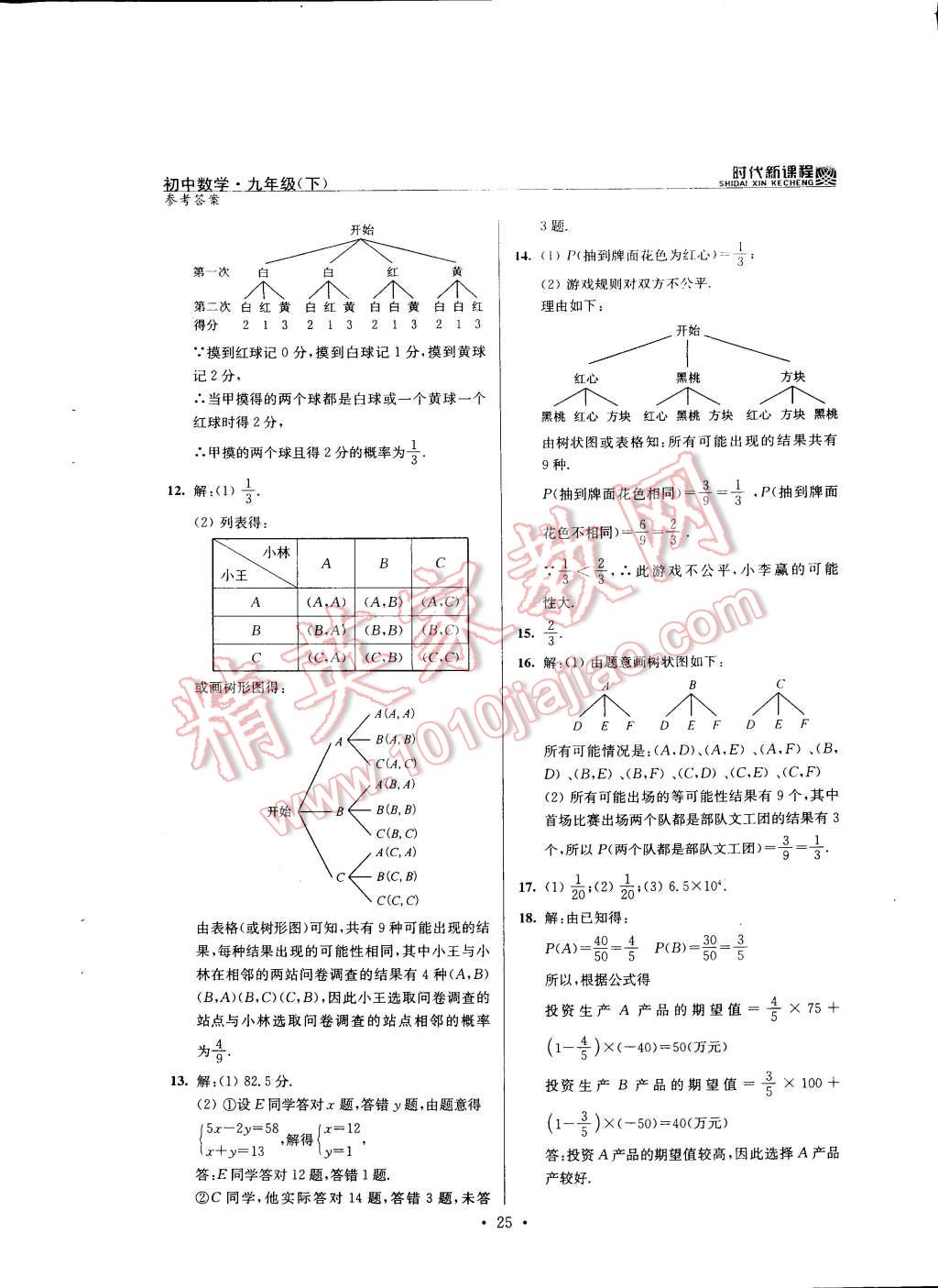 2015年時(shí)代新課程初中數(shù)學(xué)九年級(jí)下冊(cè)蘇科版 第25頁(yè)