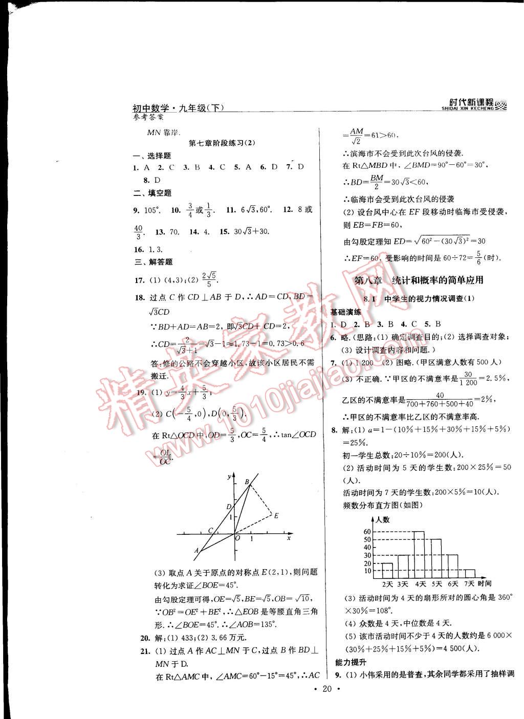 2015年時(shí)代新課程初中數(shù)學(xué)九年級(jí)下冊(cè)蘇科版 第20頁