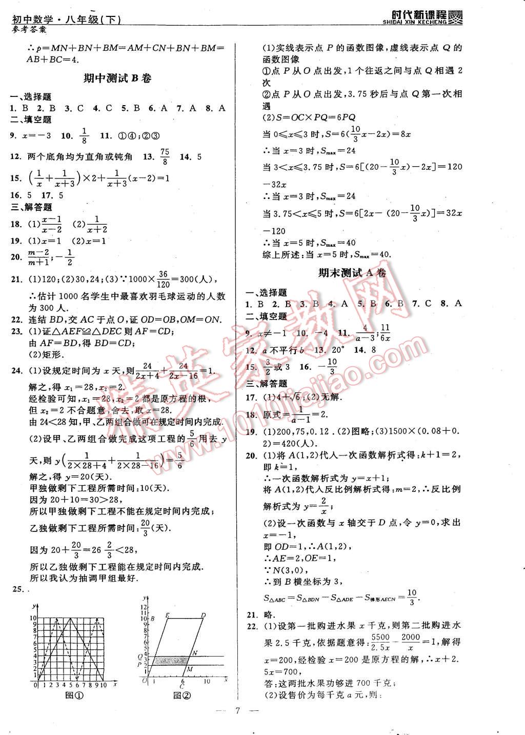 2015年時(shí)代新課程初中數(shù)學(xué)八年級(jí)下冊(cè) 第7頁(yè)