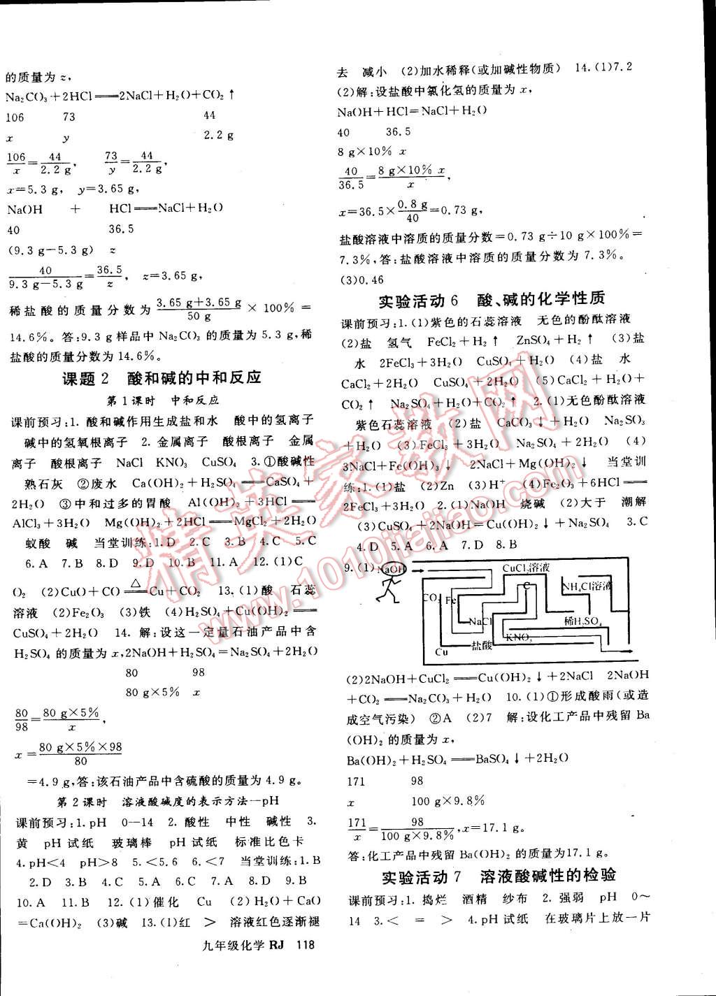 2015年名师大课堂九年级化学下册人教版 第6页