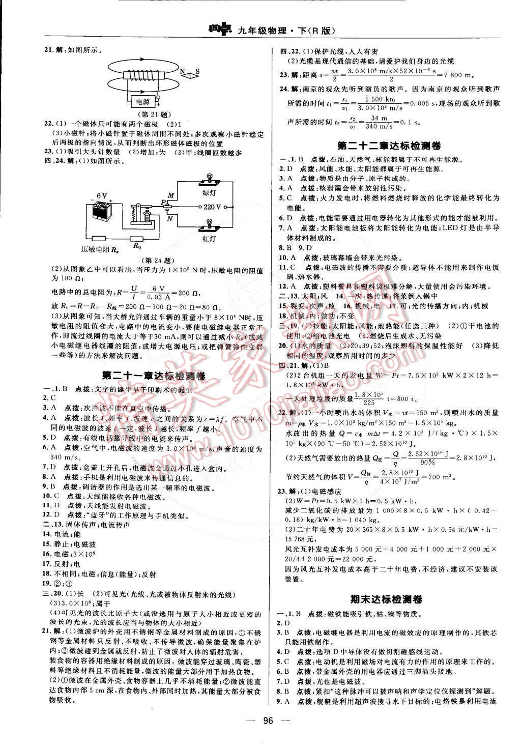 2015年綜合應(yīng)用創(chuàng)新題典中點(diǎn)九年級(jí)物理下冊(cè)人教版 第2頁