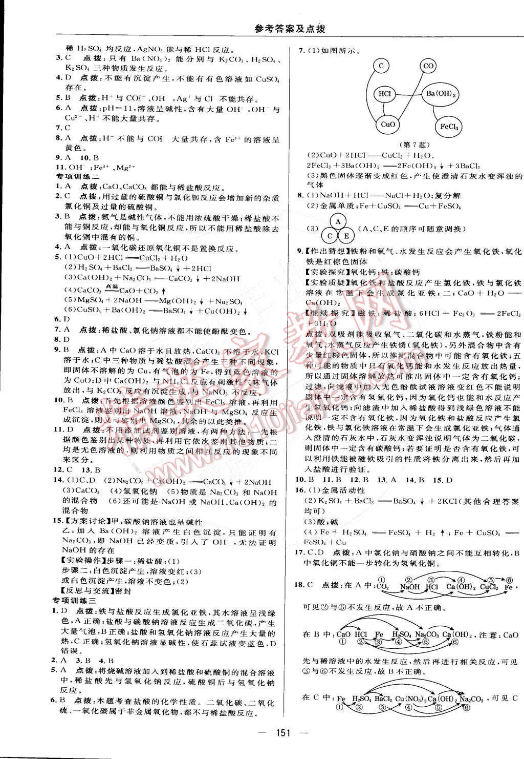 2015年综合应用创新题典中点九年级化学下册人教版 第11页