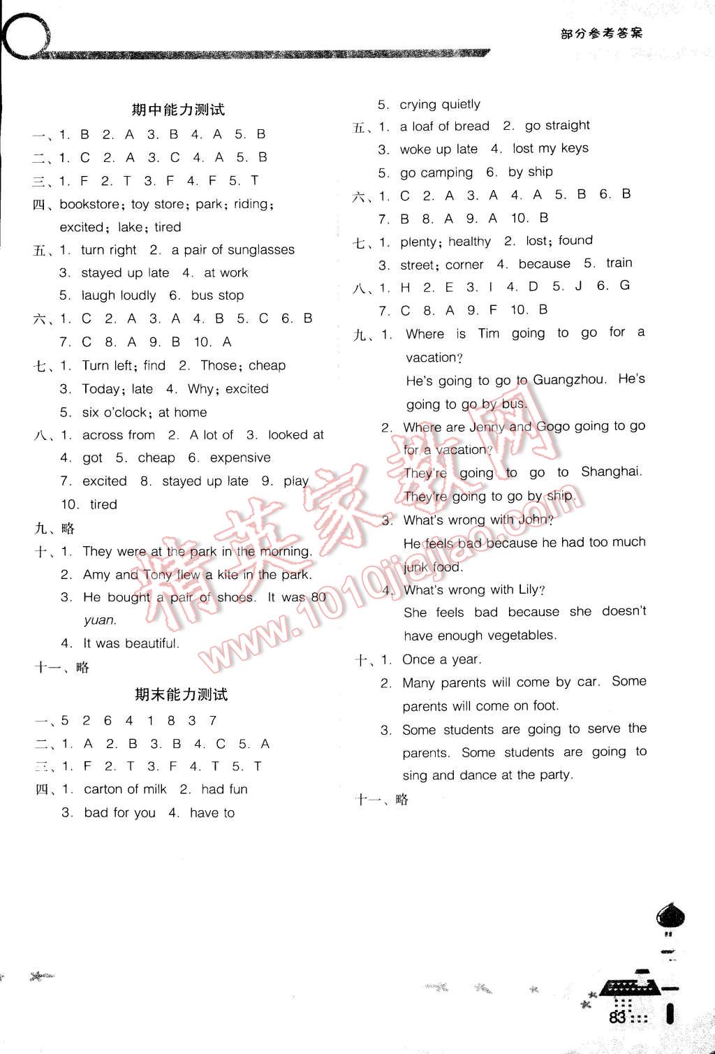 2015年新課程學(xué)習(xí)輔導(dǎo)六年級英語下冊廣東人民版 第6頁