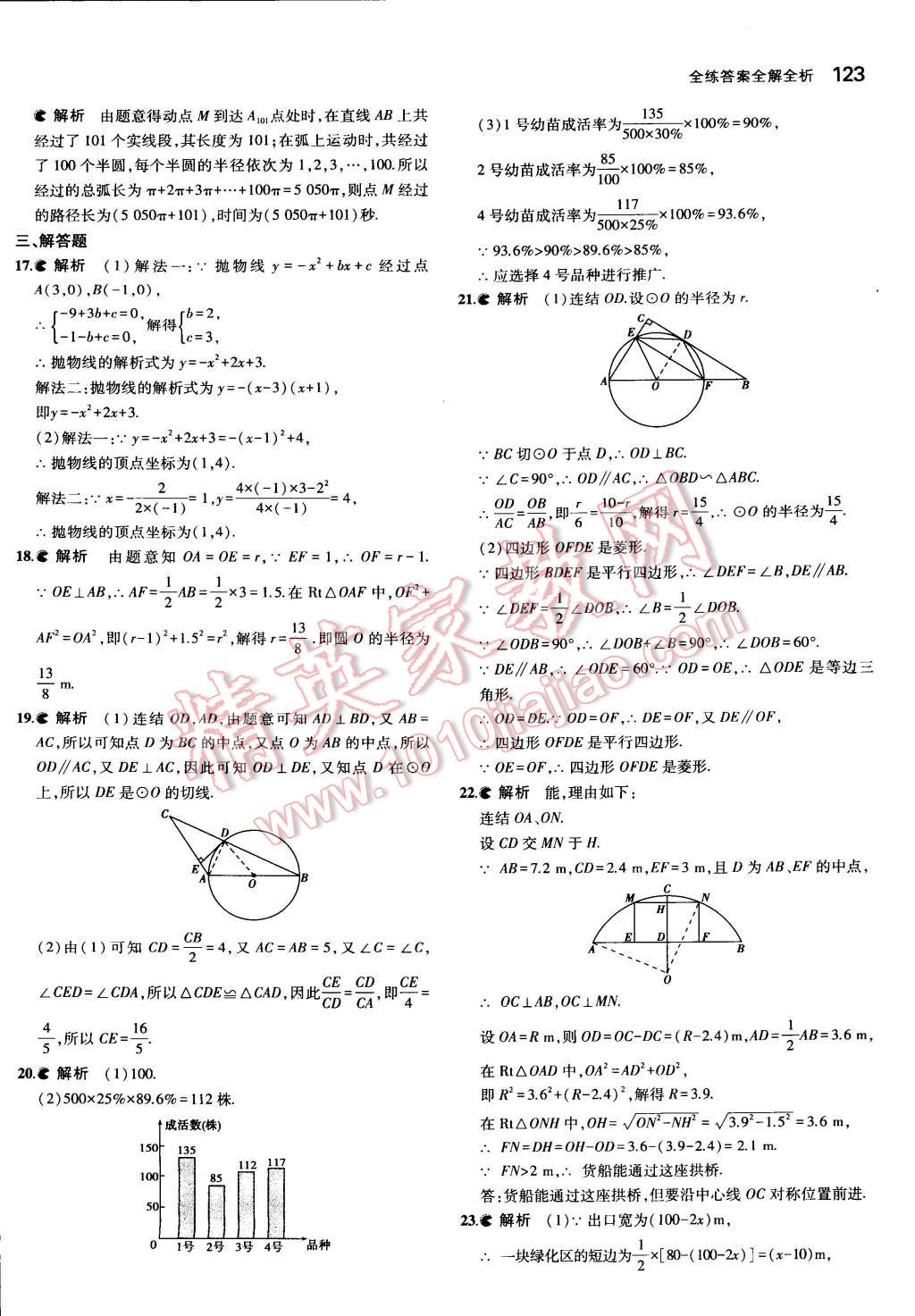 2015年5年中考3年模擬初中數(shù)學(xué)九年級(jí)下冊(cè)華師大版 第8頁