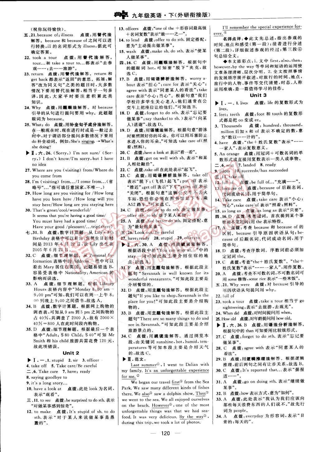 2015年综合应用创新题典中点九年级英语下册外研衔接版 第14页