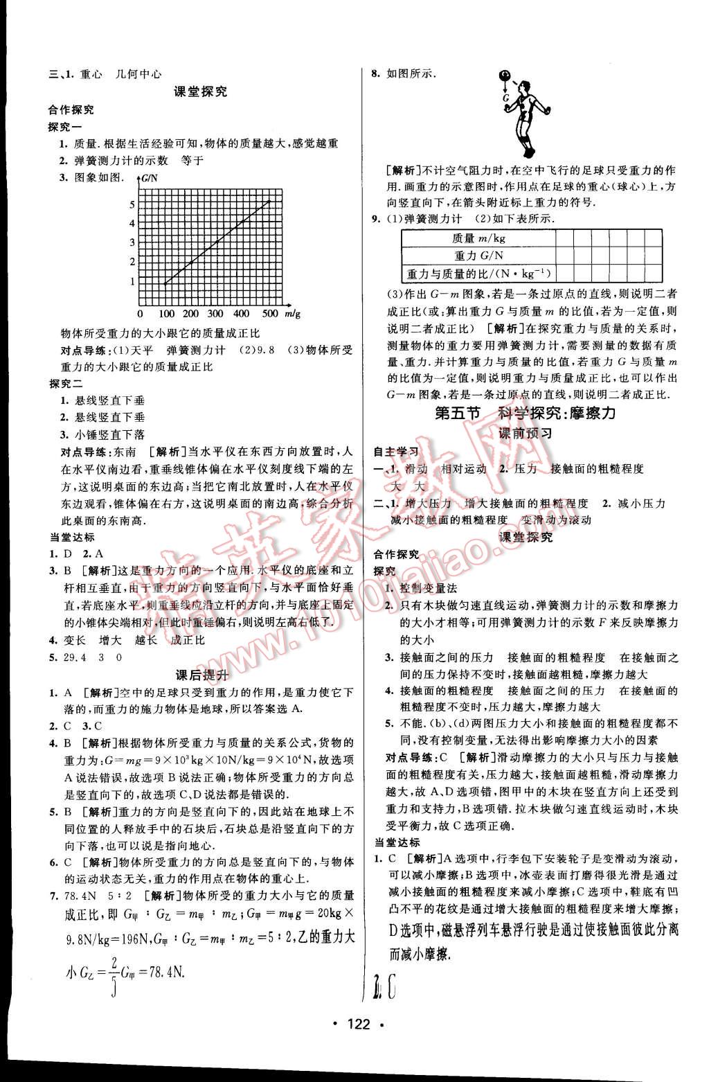 2014年同行學(xué)案課堂達(dá)標(biāo)八年級(jí)物理上冊(cè)滬科版 第18頁(yè)