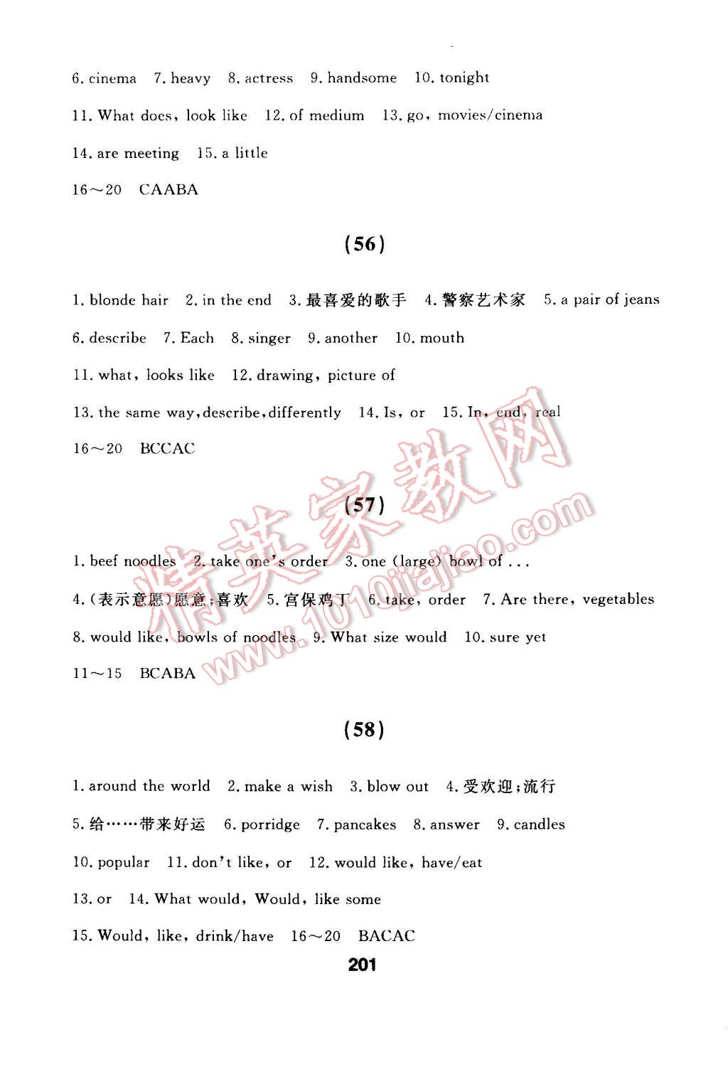 2015年试题优化课堂同步七年级英语下册人教版 第31页