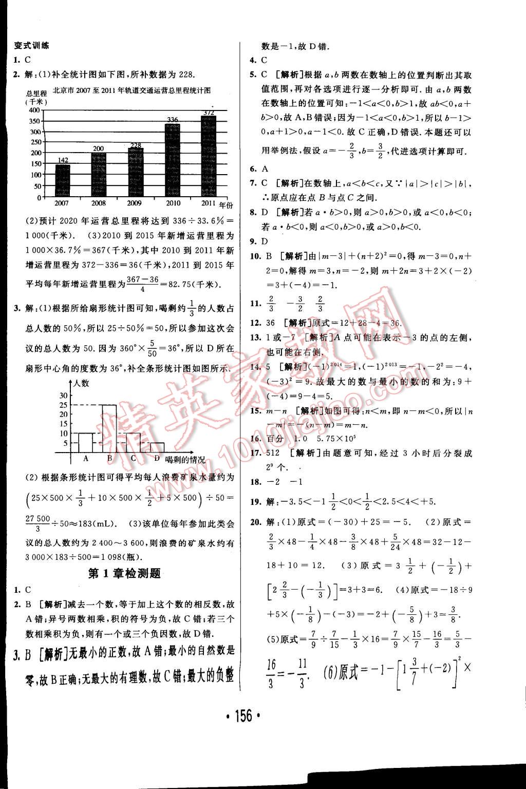 2014年同行學(xué)案課堂達(dá)標(biāo)七年級(jí)數(shù)學(xué)上冊(cè)滬科版 第28頁(yè)