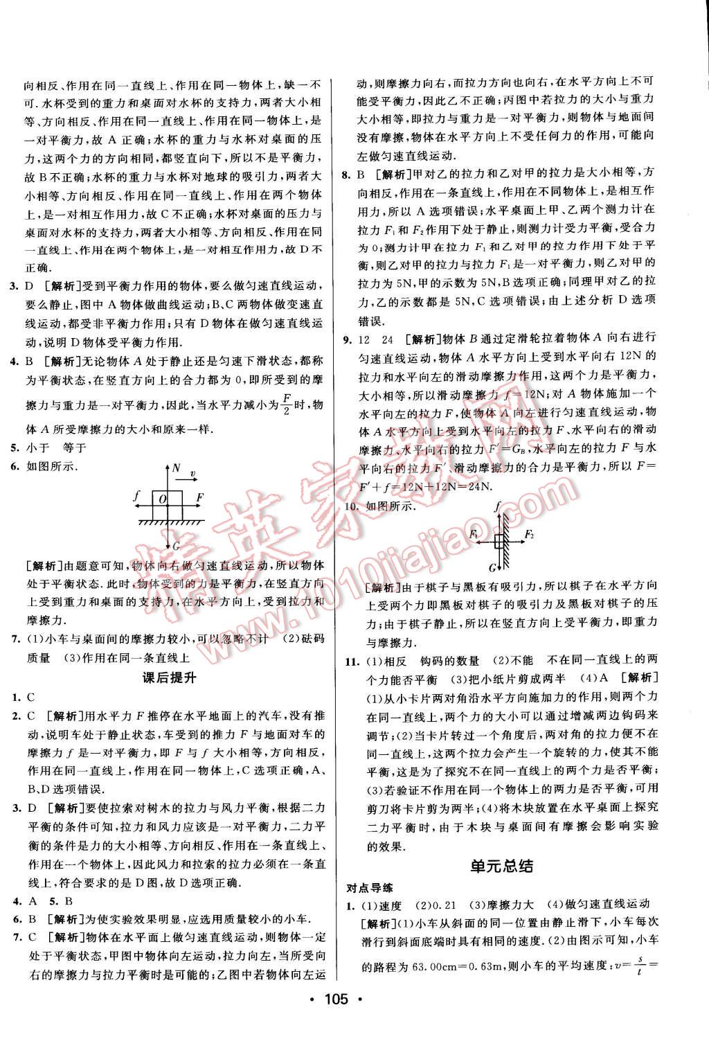 2015年同行學(xué)案課堂達(dá)標(biāo)八年級(jí)物理下冊(cè)滬科版 第3頁(yè)