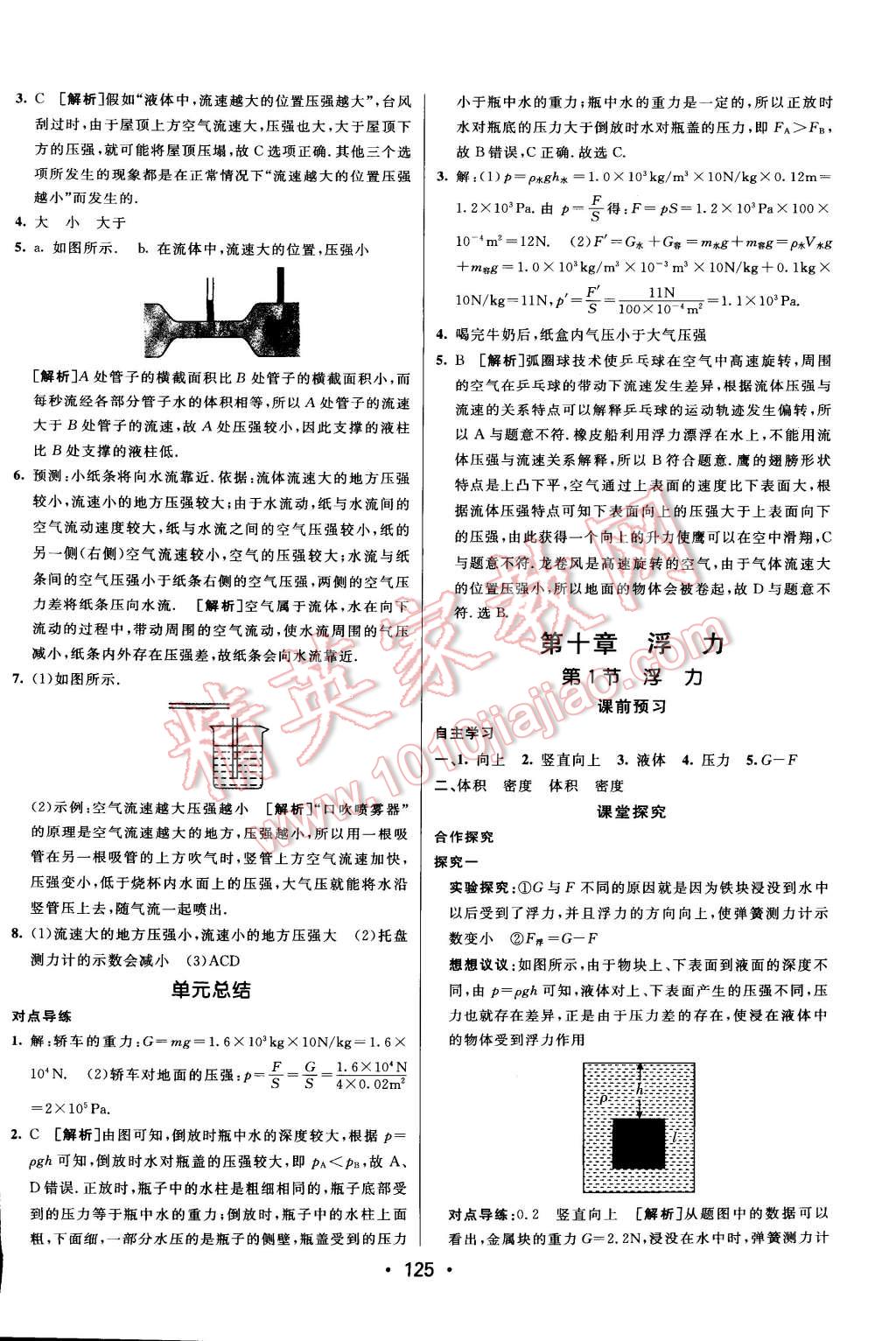 2015年同行学案课堂达标八年级物理下册人教版 第13页