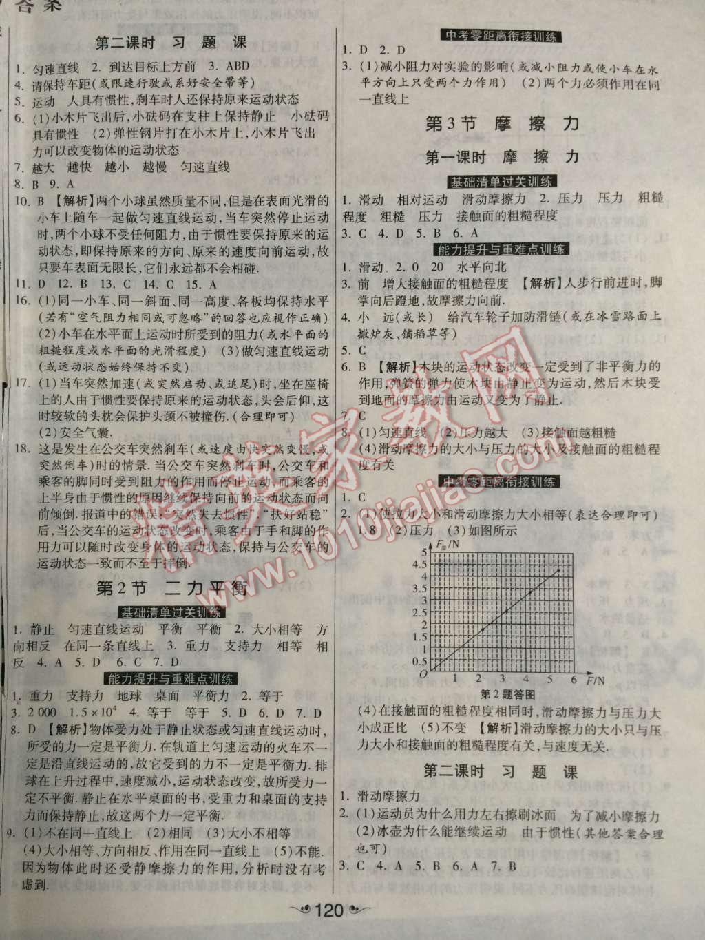 2015年課時練加考評八年級物理下冊人教版 第2頁