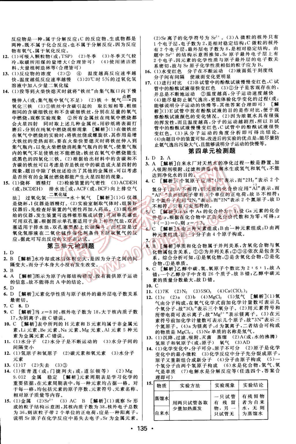 2014年同行学案课堂达标九年级化学上册人教版 第21页